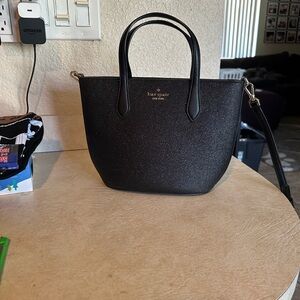 Kate Spade Glitter Black Satchel